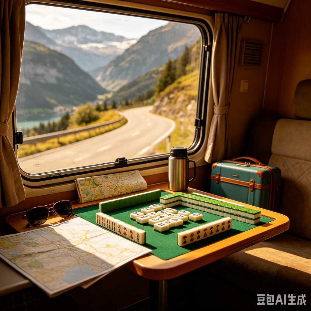saturated color mahjong set print