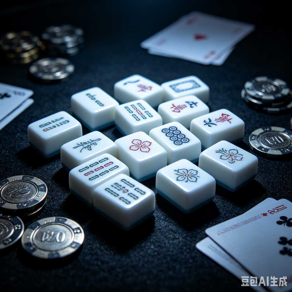 transparent acrylic mahjong set