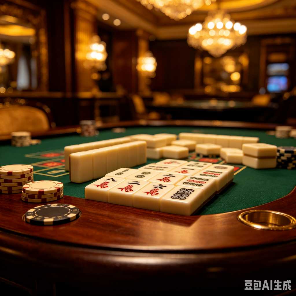 asian classic board game mahjong